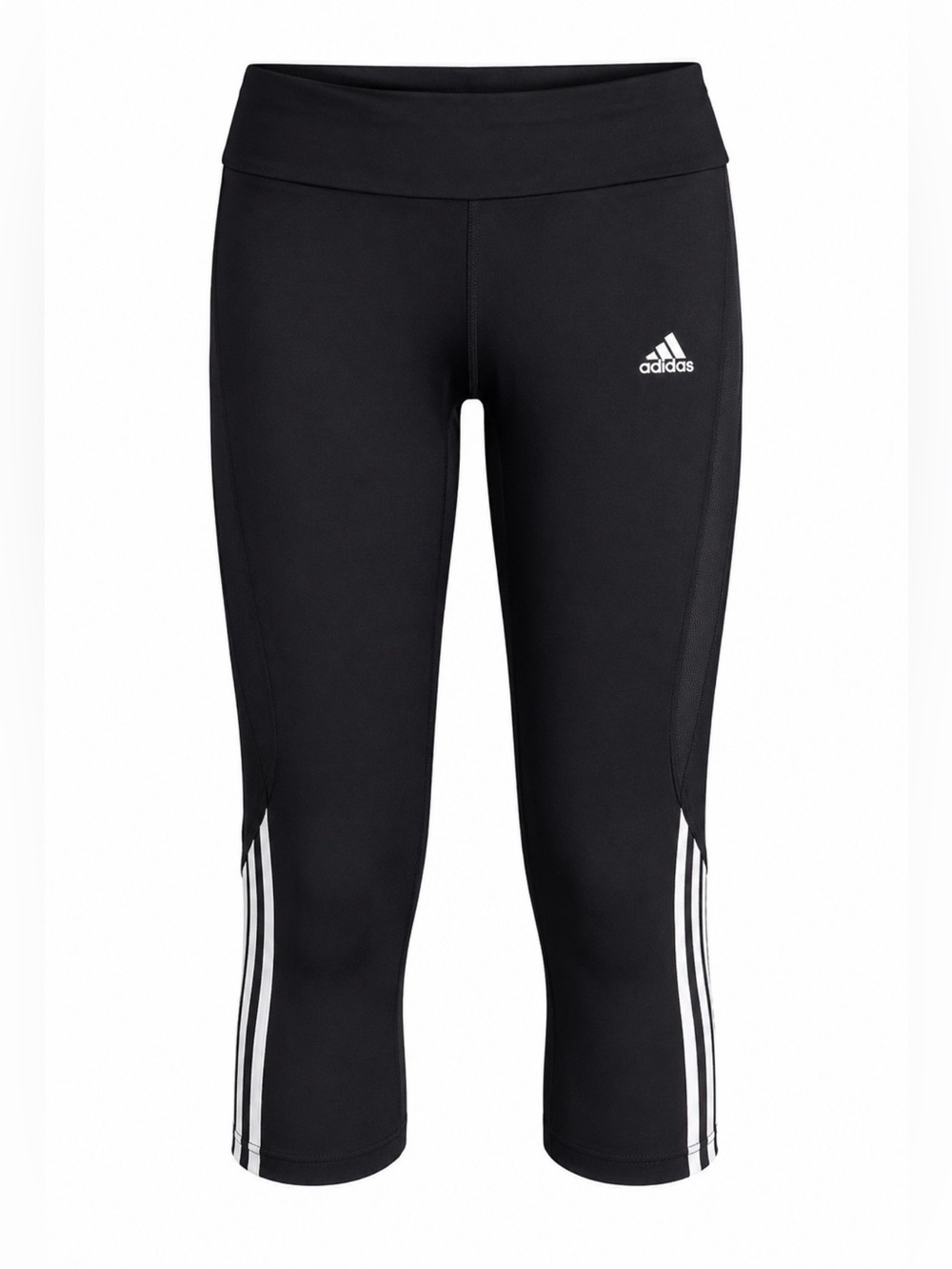 Adidas Response Climalite Cropped Running Leggings Black Medium